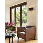 1185001 Napoli Wall Light Matt Nickel