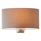 1185001 Napoli Wall Light Matt Nickel