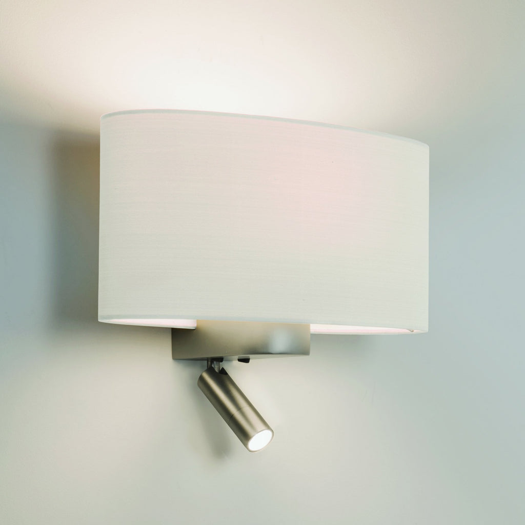 1185003 Napoli Reader LED Reading Light Matt Nickel