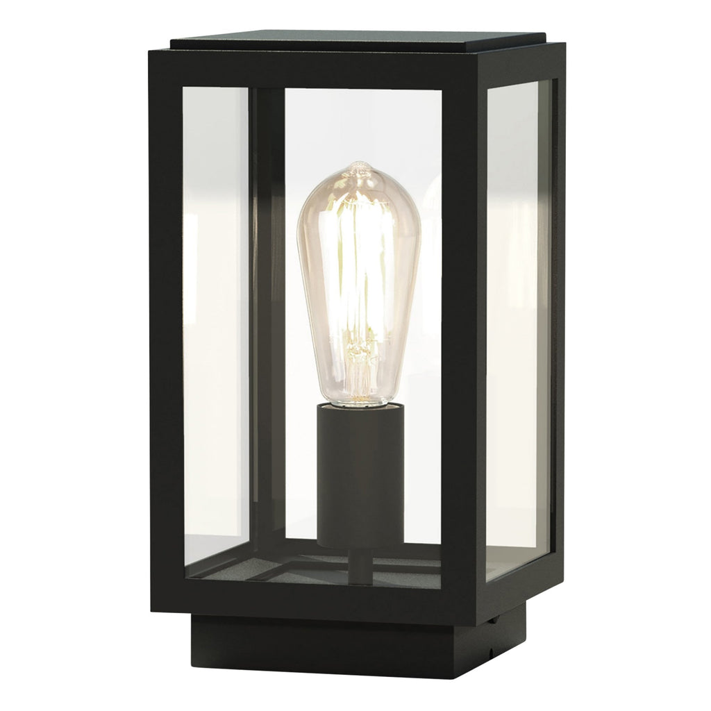 1095036 Homefield Pedestal Outdoor Pedestal Light Textured Black
