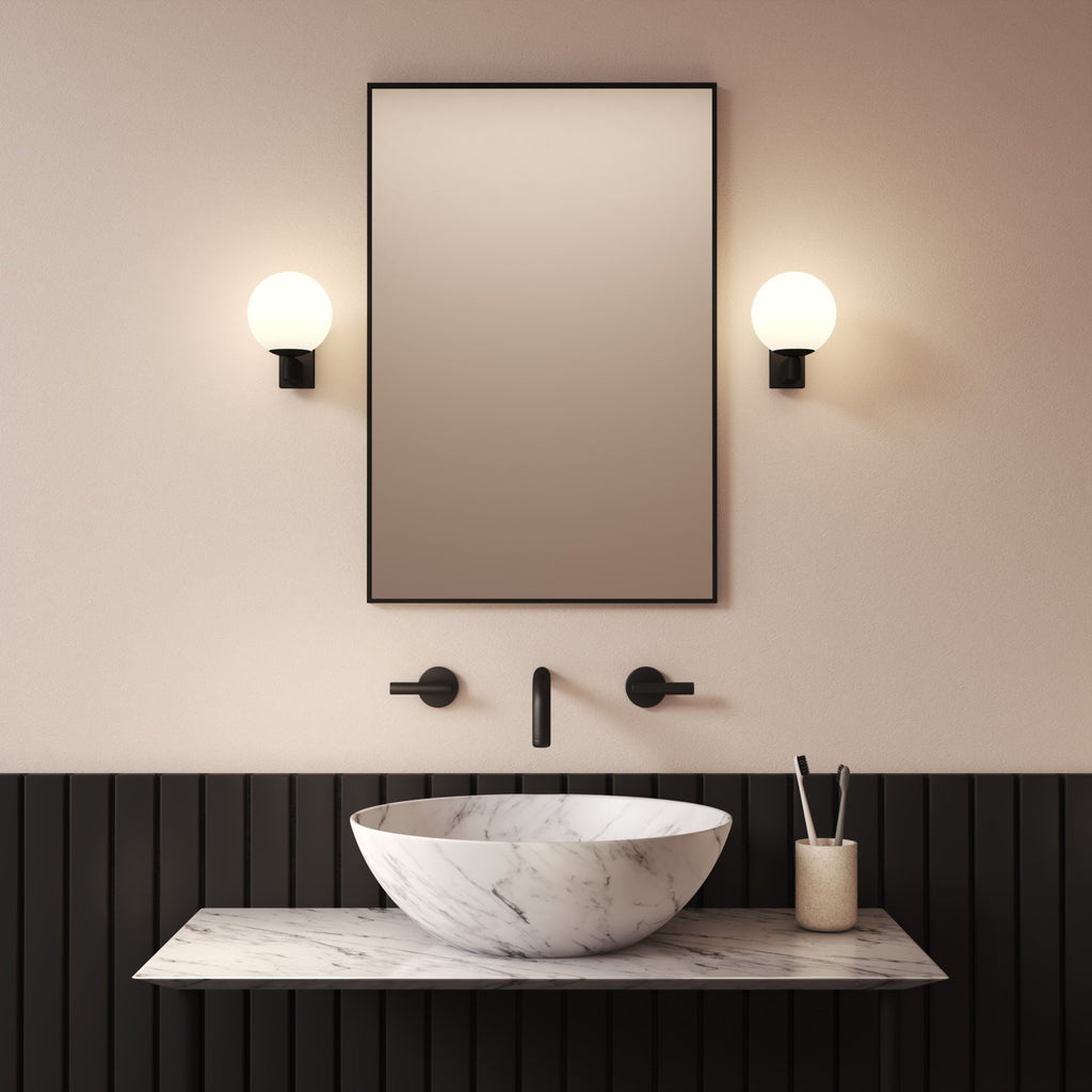 1168003 Sagara Bathroom Wall Light Matt Black