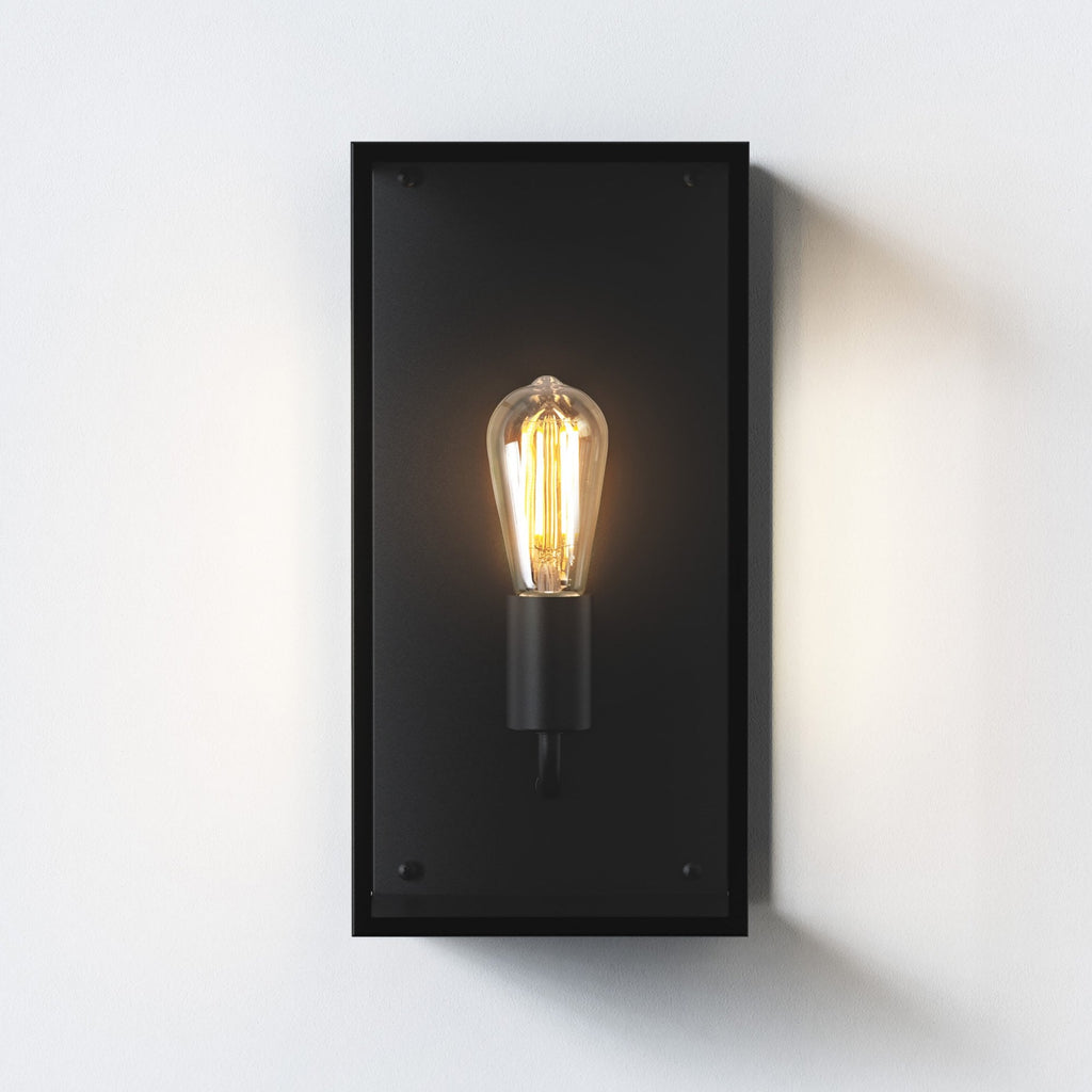 1183028 Messina 200 Outdoor Wall Light Textured Black