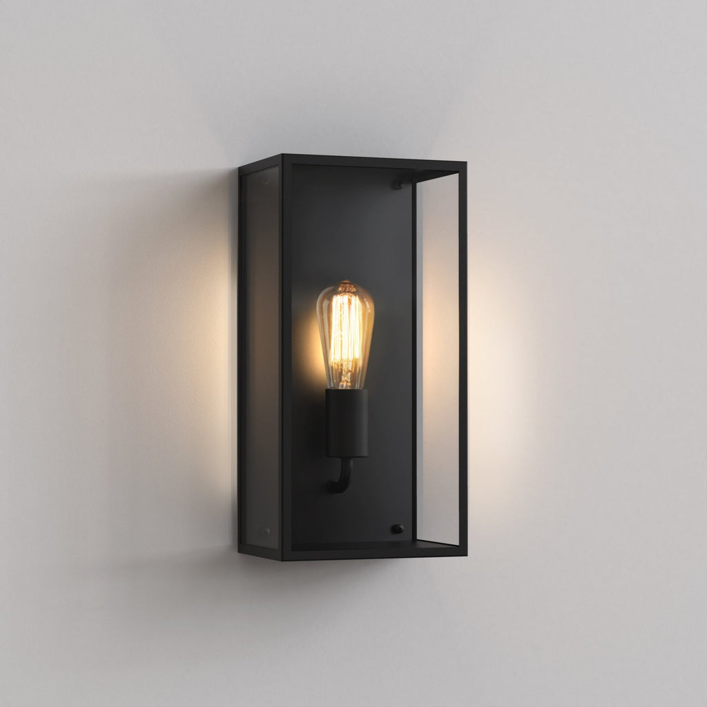 1183028 Messina 200 Outdoor Wall Light Textured Black