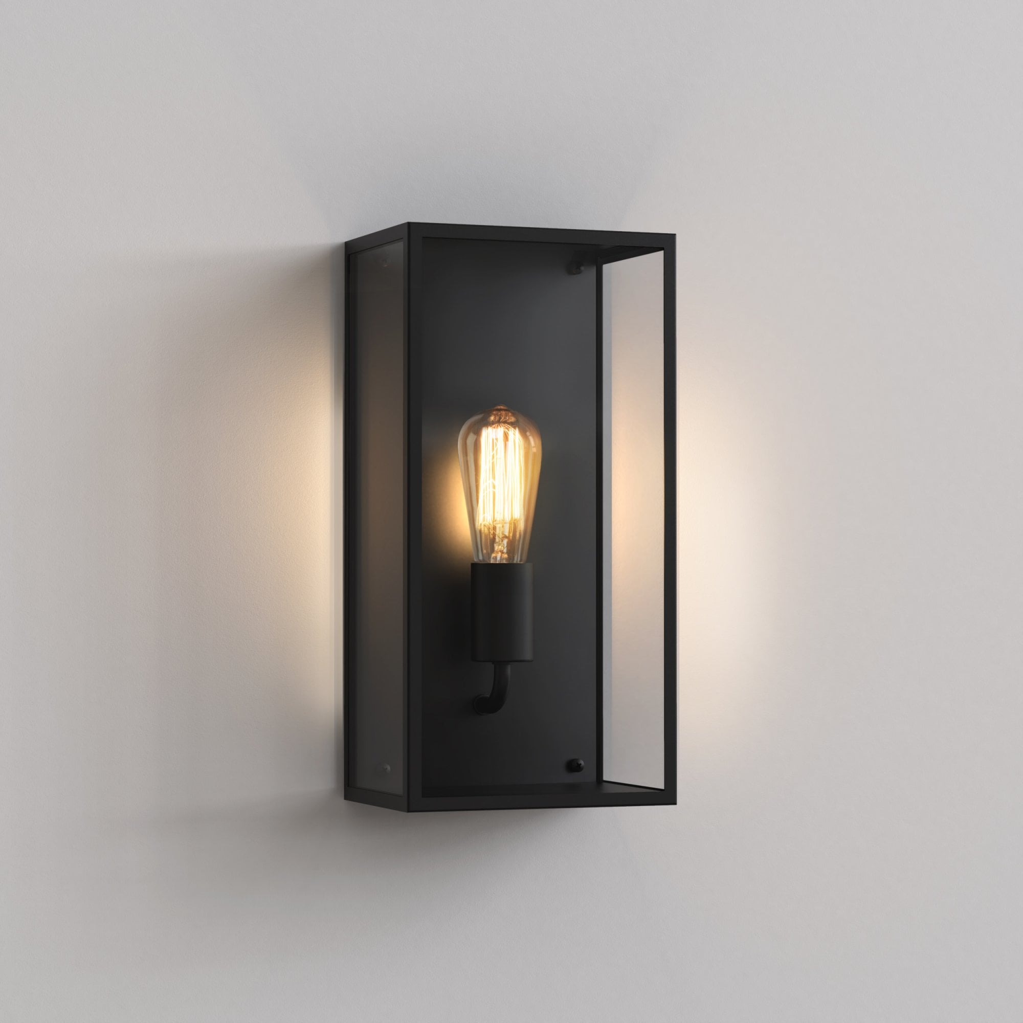 1183028 Messina 200 Outdoor Wall Light Textured Black