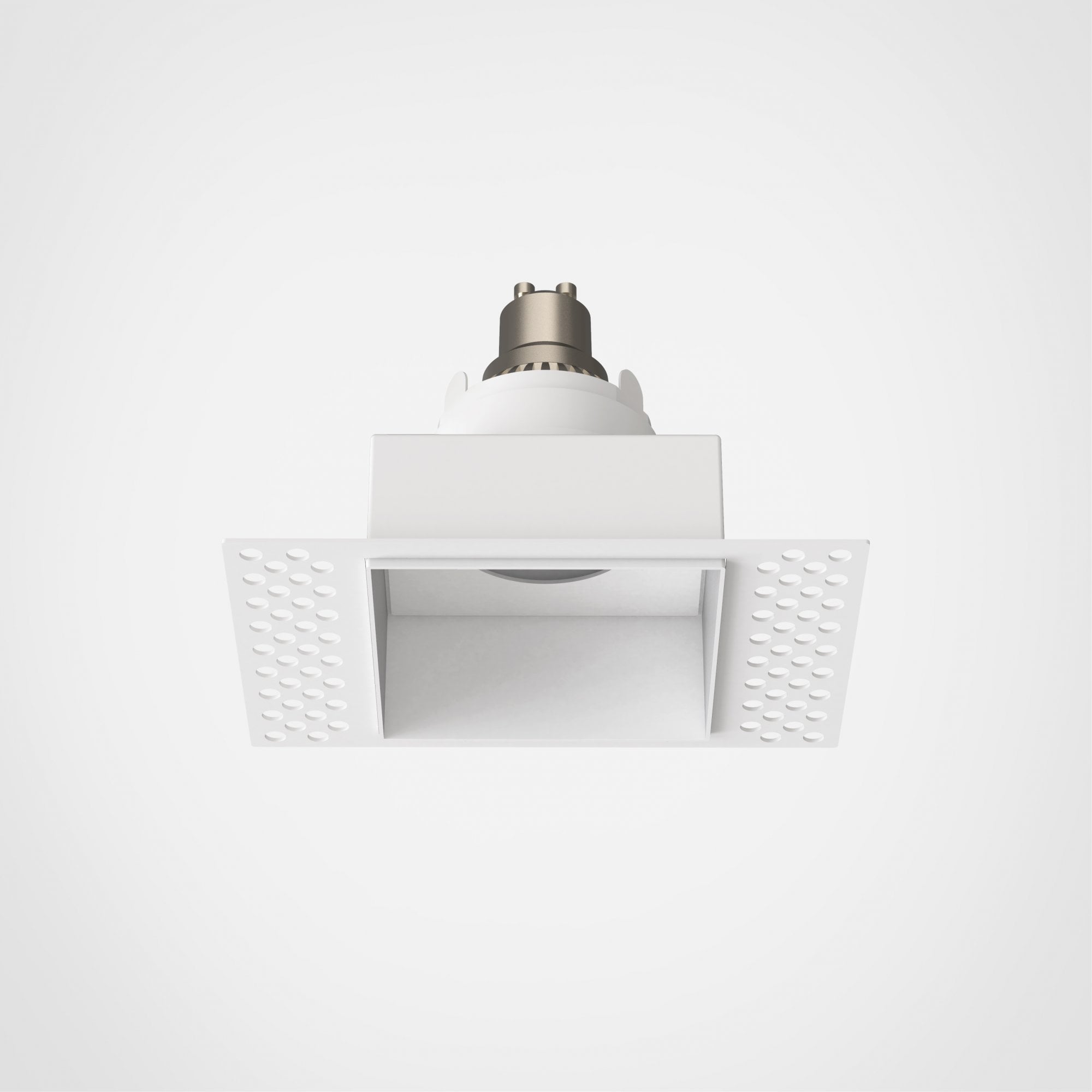 1248018 Trimless Square Fixed Downlight/Recessed Spot Light Matt White