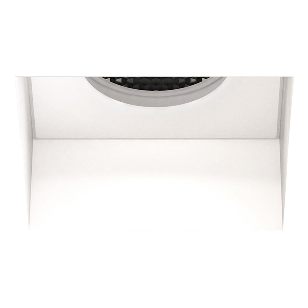 1248018 Trimless Square Fixed Downlight/Recessed Spot Light Matt White