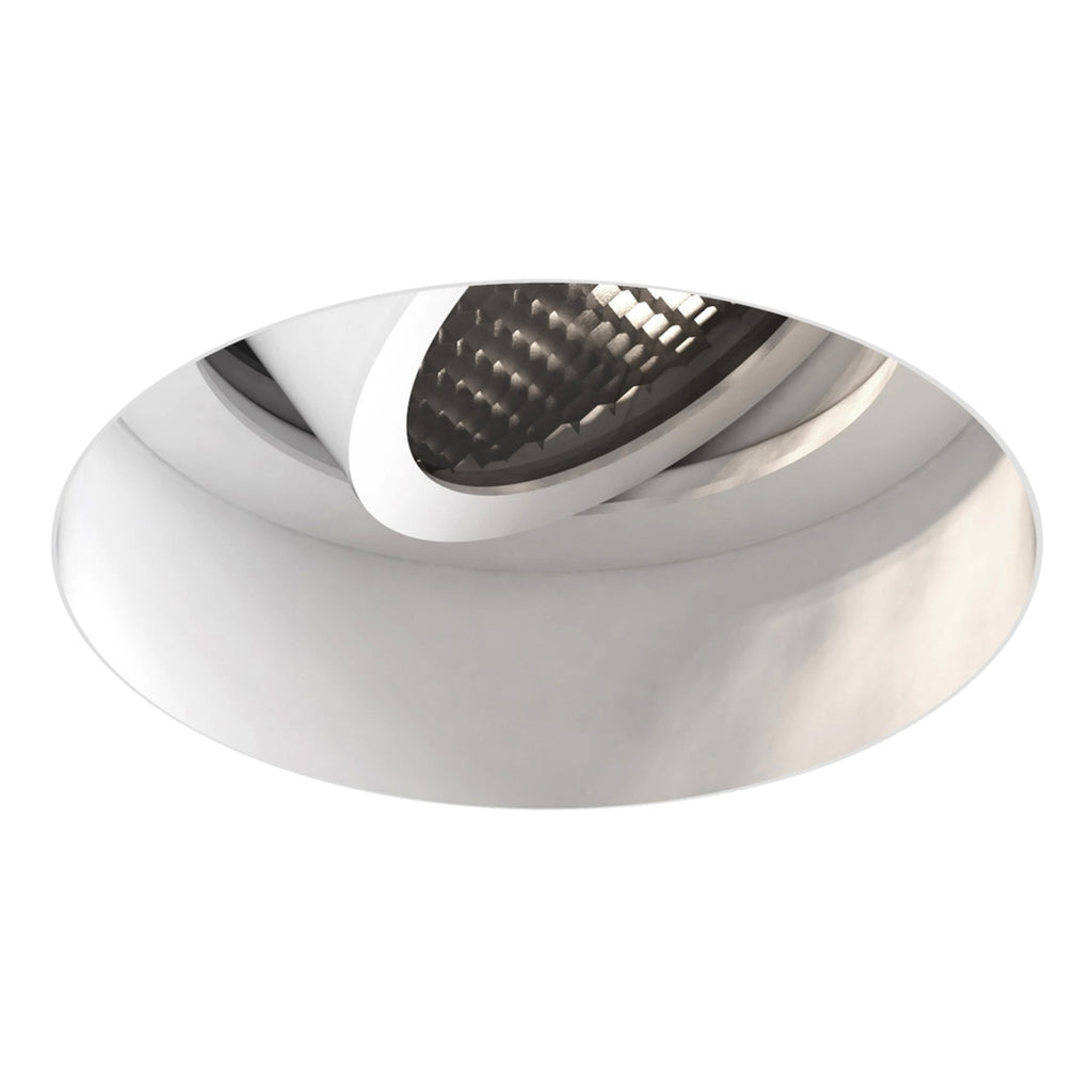 1248019 Astro Trimless Slimline Round Adjustable Fire-Rated Indoor Downlight — Matt White