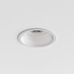 1249034 Astro Minima Slimline Round Fixed Fire-Rated IP65 Bathroom Downlight Matt White — Pack of 12- £18.14 each