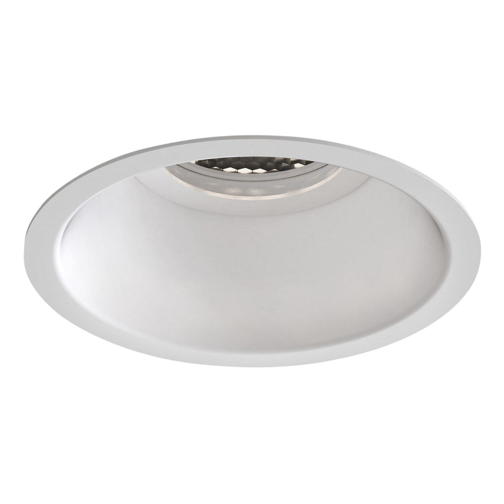 1249034 Astro Minima Slimline Round Fixed Fire-Rated IP65 Bathroom Downlight Matt White — Pack of 12- £18.14 each