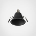 1249035 Minima Slimline Round Fixed Fire-Rated Bathroom Downlight/Recessed Spot Light Matt Black