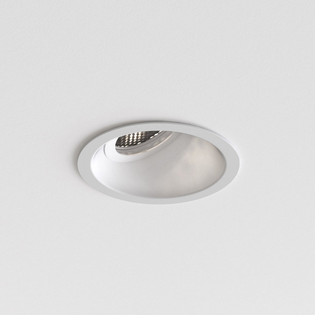 1249036 Minima Slimline 25 Fire-Rated IP65 Bathroom Downlight/Recessed Spot Light Matt White