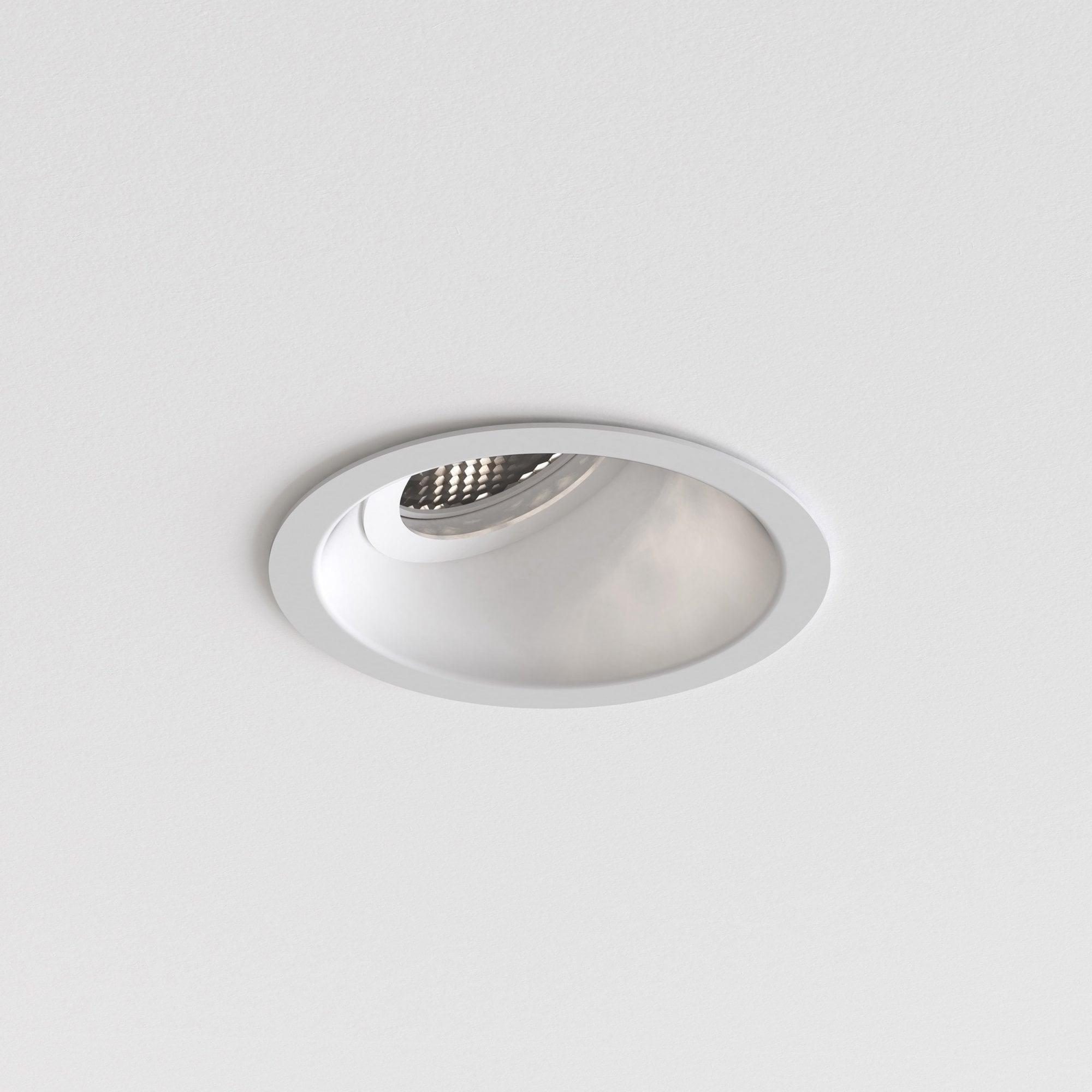 1249036 Minima Slimline 25 Fire-Rated IP65 Bathroom Downlight/Recessed Spot Light Matt White