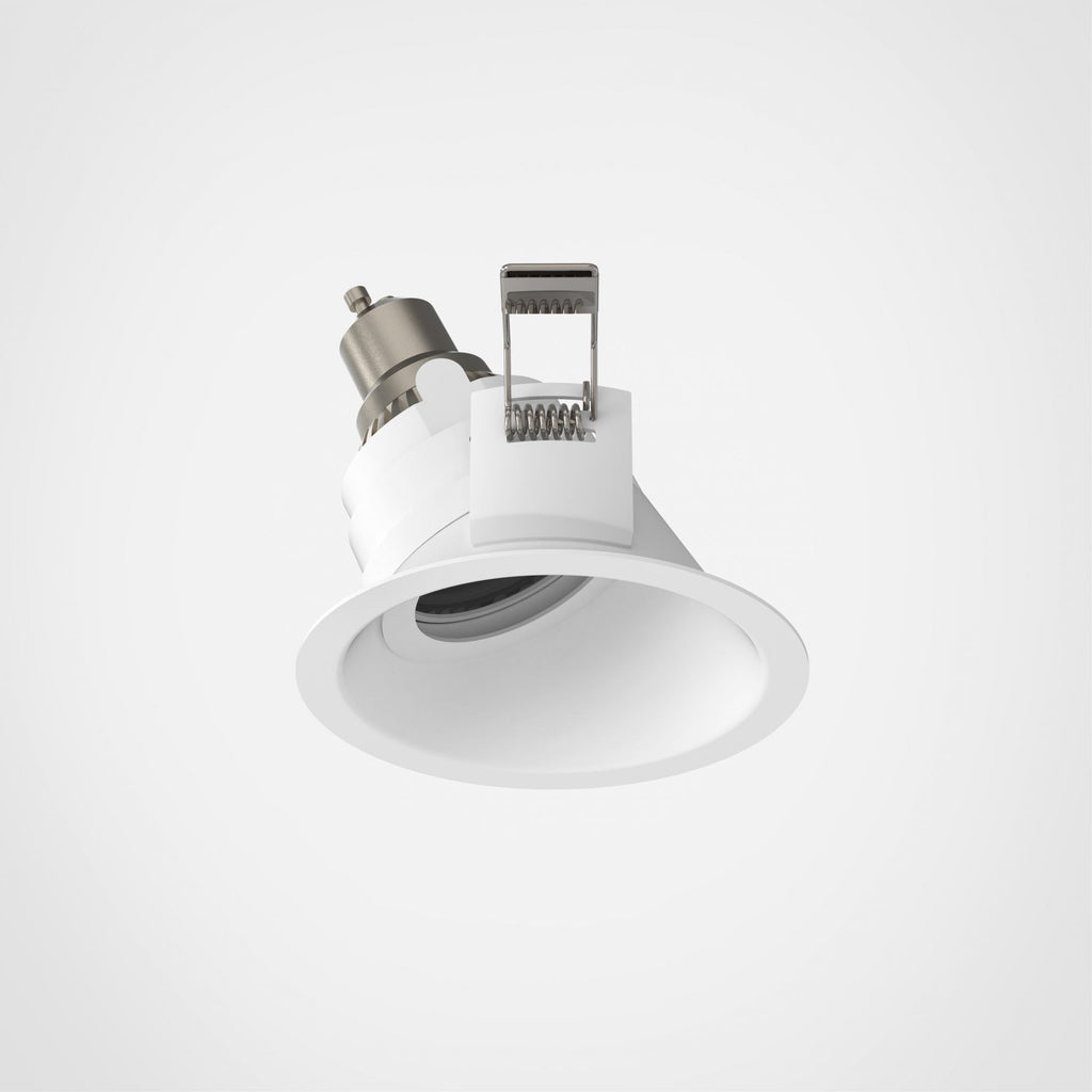 1249036 Minima Slimline 25 Fire-Rated IP65 Bathroom Downlight/Recessed Spot Light Matt White