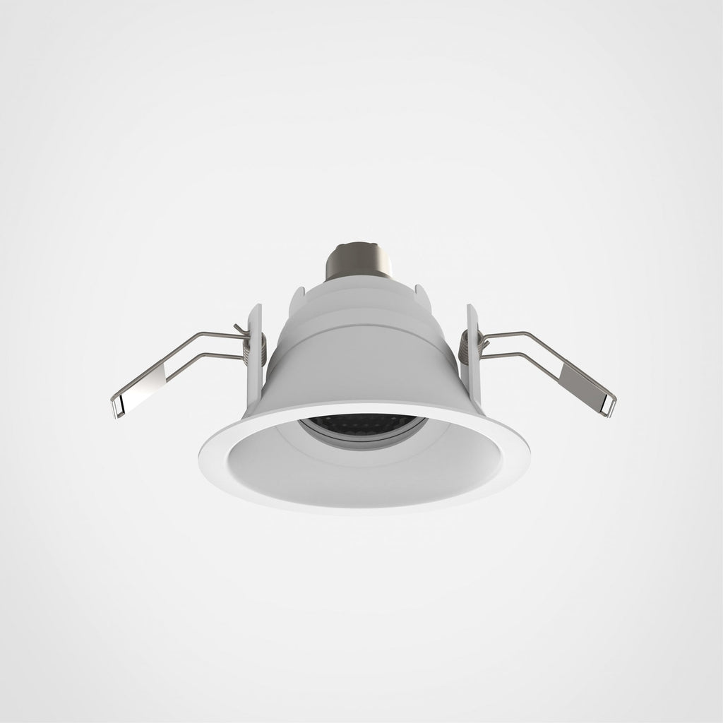 1249036 Minima Slimline 25 Fire-Rated IP65 Bathroom Downlight/Recessed Spot Light Matt White