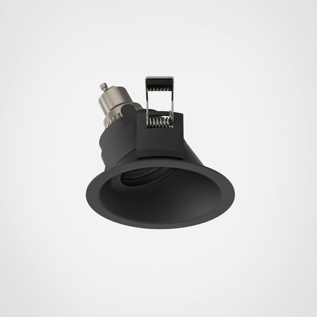 1249037 Minima Slimline 25 Fire-Rated IP65 Bathroom Downlight/Recessed Spot Light Matt Black