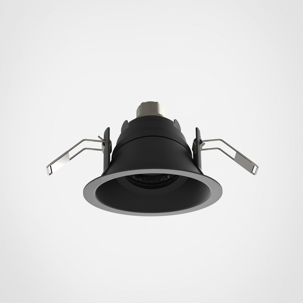1249037 Minima Slimline 25 Fire-Rated IP65 Bathroom Downlight/Recessed Spot Light Matt Black