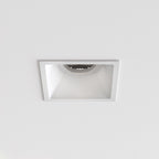 1249038 Minima Slimline Square Fixed Fire-Rated Bathroom Downlight/Recessed Spot Light Matt White