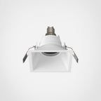 1249038 Minima Slimline Square Fixed Fire-Rated Bathroom Downlight/Recessed Spot Light Matt White