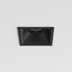 1249039 Minima Slimline Square Fixed Fire-Rated Bathroom Downlight/Recessed Spot Light Matt Black