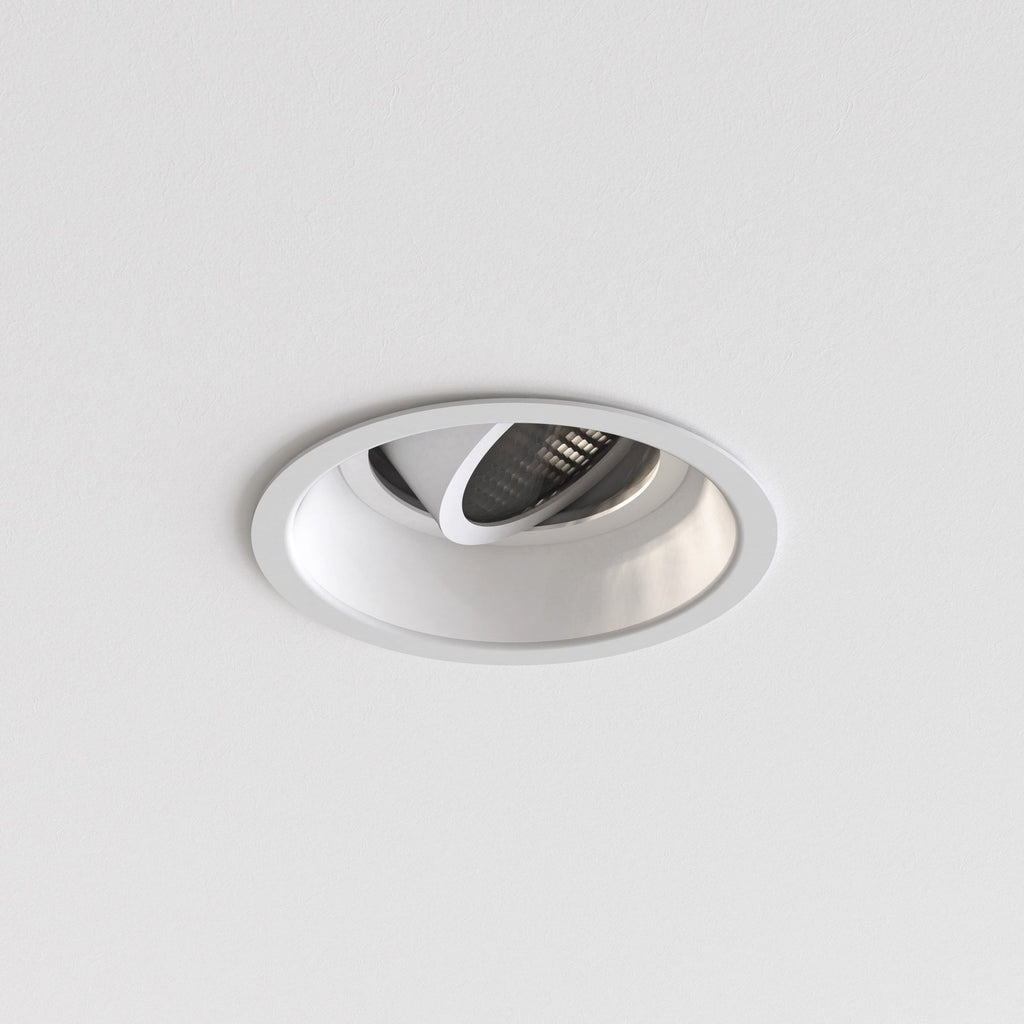 1249040 Astro Minima Slimline Round Adjustable Fire-Rated Downlight Matt White — Pack of 12- £19.64 each