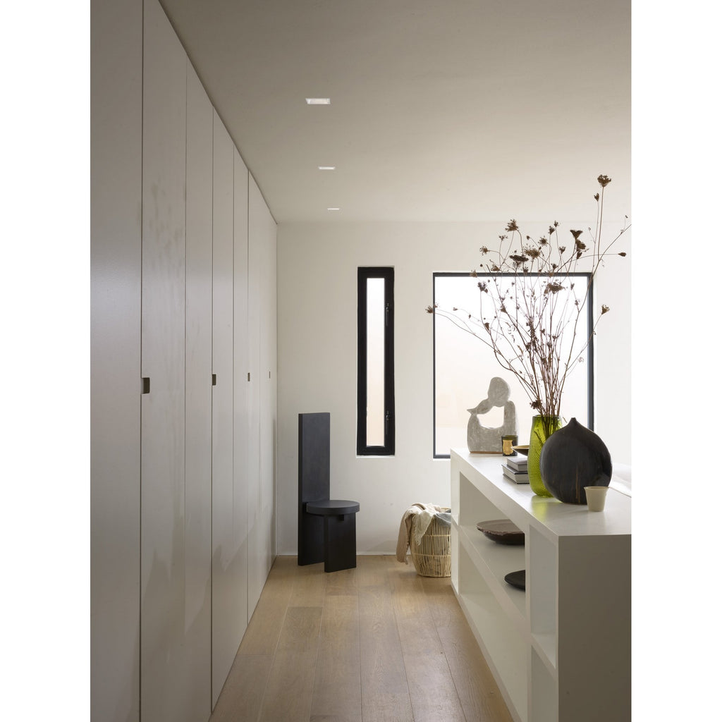 1249042 Minima Slimline Square Adjustable Fire-Rated Downlight/Recessed Spot Light Matt White