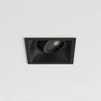 1249043 Minima Slimline Square Adjustable Fire-Rated Downlight/Recessed Spot Light Matt Black