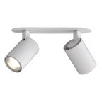1286097 Ascoli Twin Recessed Spotlight Textured White