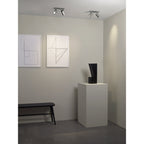 1286099 Ascoli Twin Recessed Spotlight Matt Nickel