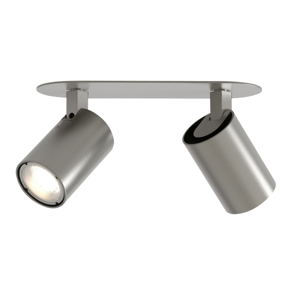 1286099 Ascoli Twin Recessed Spotlight Matt Nickel
