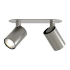 1286099 Ascoli Twin Recessed Spotlight Matt Nickel