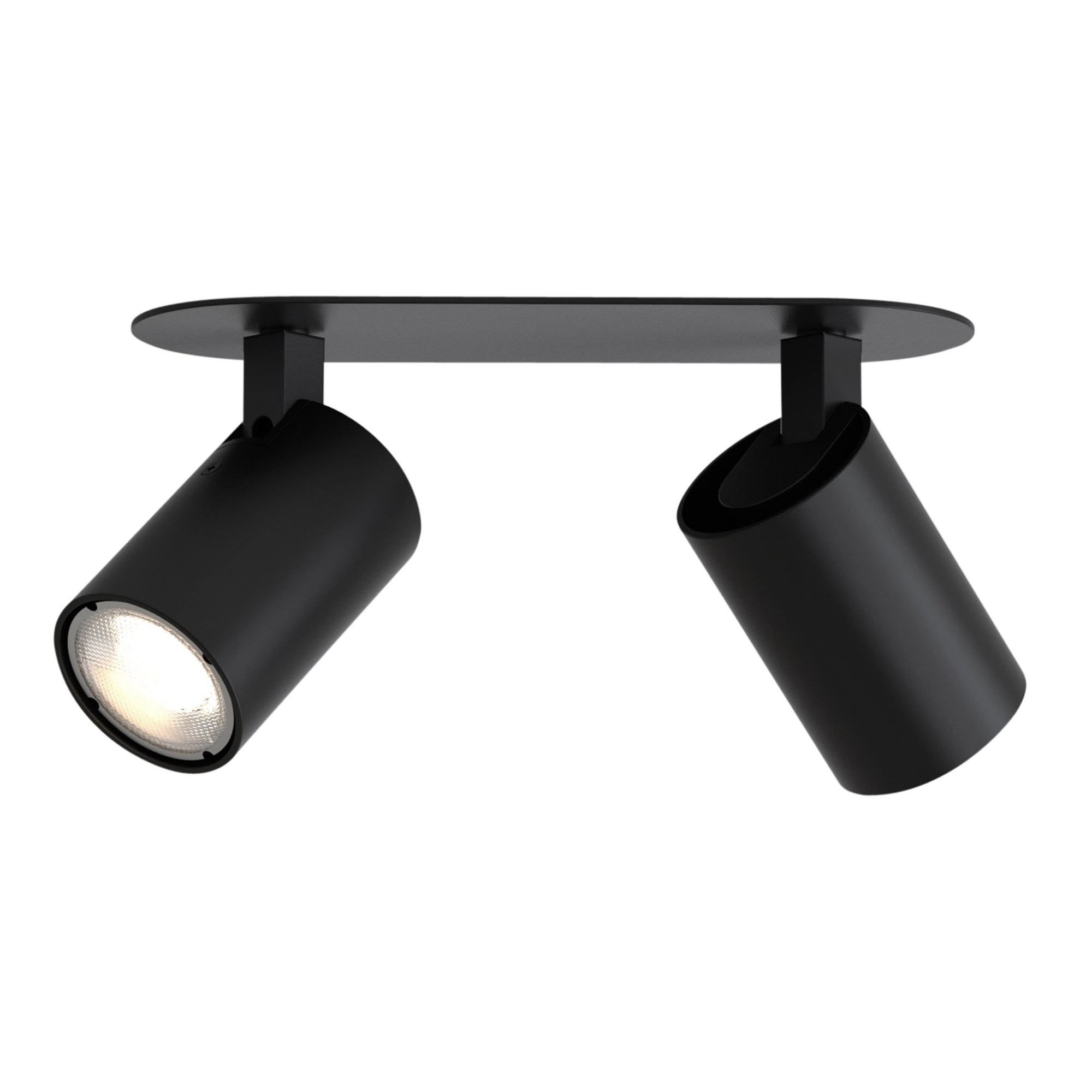 Ascoli Twin Recessed Spotlight Matt Black