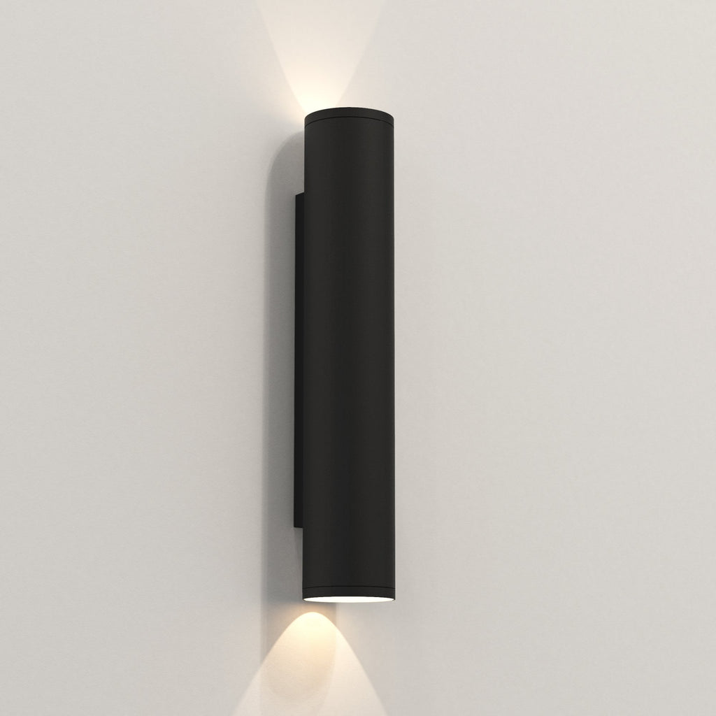 1428013 Ava 400 Outdoor Wall Light Textured Black