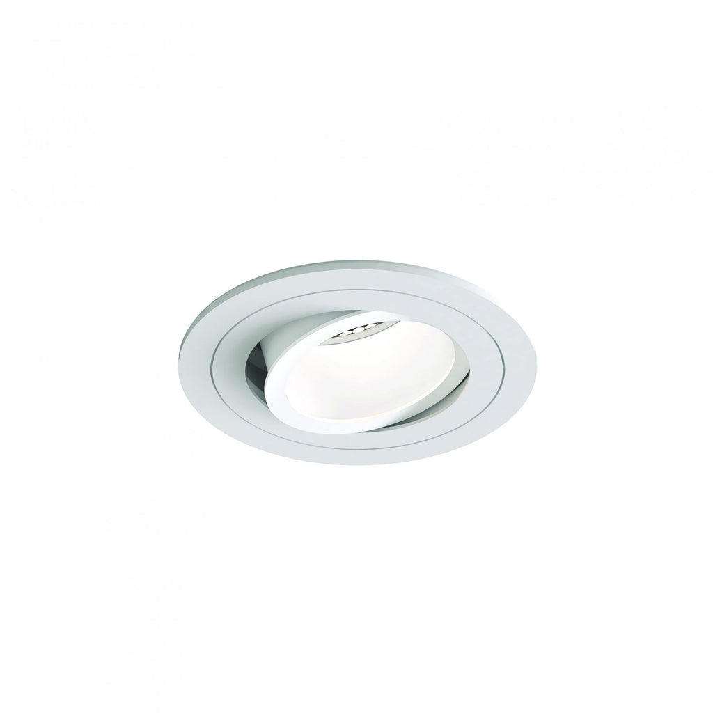 1434003 Astro Pinhole Slimline Round Adjustable Fire-Rated Indoor Downlight — Matt White