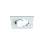 1434004 Pinhole Slimline Square Adjustable Fire-Rated Downlight/Recessed Spot Light Matt White
