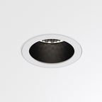 1434007 Pinhole Slimline Round Flush Fire-Rated Bathroom Downlight/Recessed Spot Light Matt White