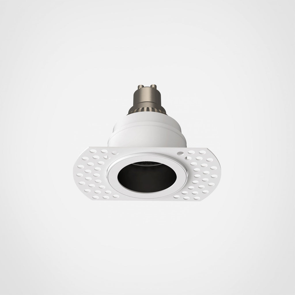 1434007 Pinhole Slimline Round Flush Fire-Rated Bathroom Downlight/Recessed Spot Light Matt White
