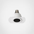 1434007 Pinhole Slimline Round Flush Fire-Rated Bathroom Downlight/Recessed Spot Light Matt White