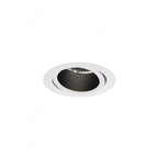 1434008 Pinhole Slimline Round Flush Adjustable Fire-Rated Downlight/Recessed Spot Light Matt White (S)