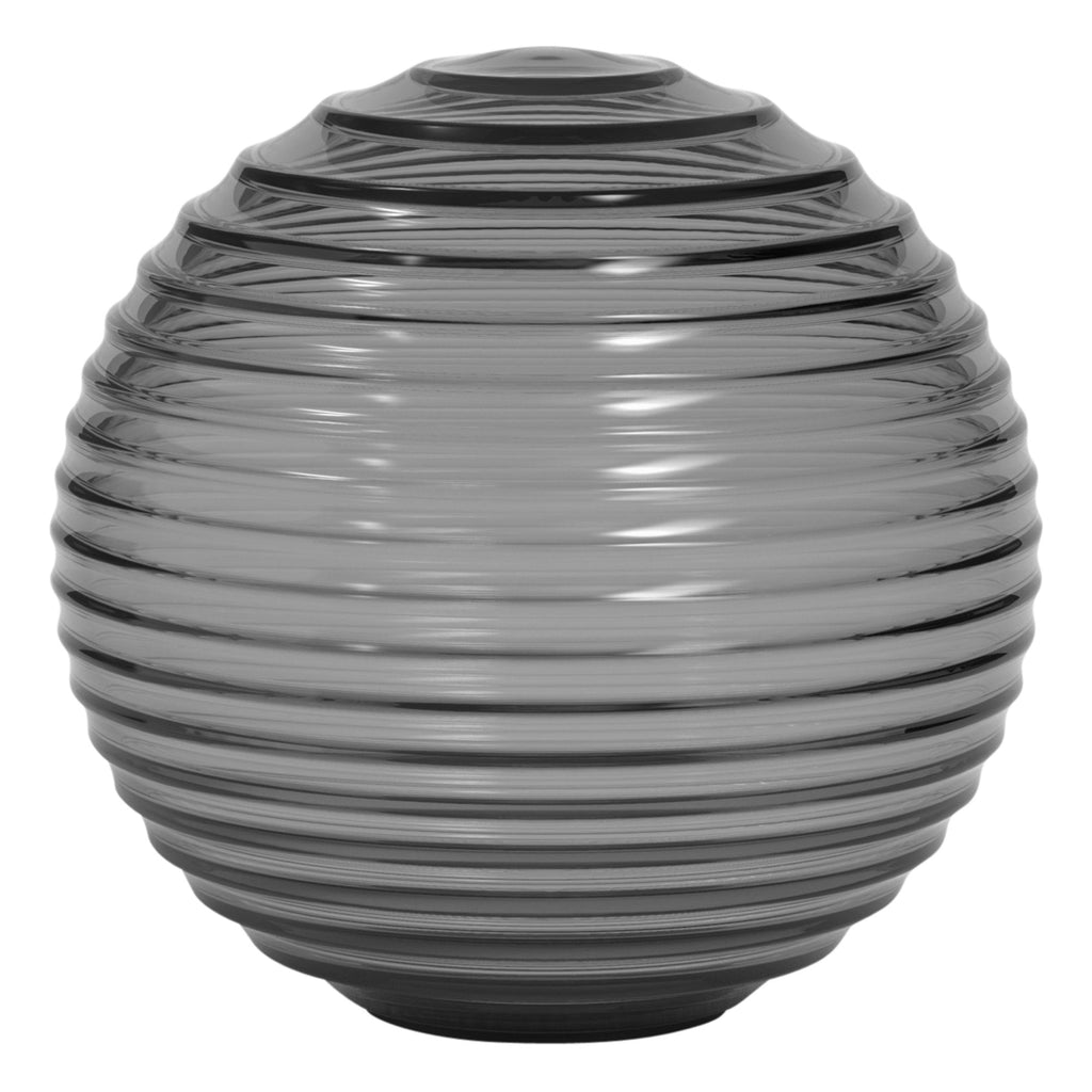 5036005 Tacoma Ribbed Glass Shade Smoke