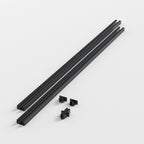 6020041 2x Track 1m Kit Matt Black