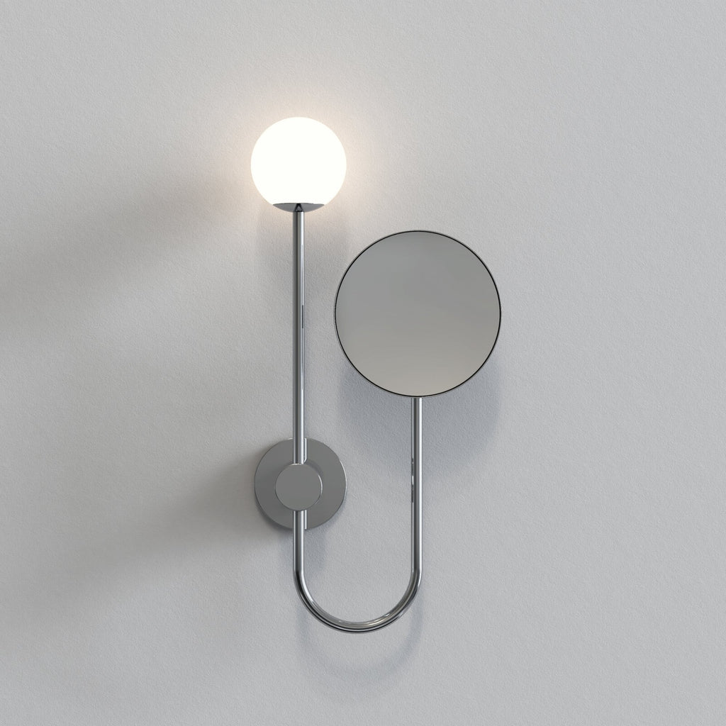 1424001 Orb Bathroom Magnifying Mirror Polished Chrome