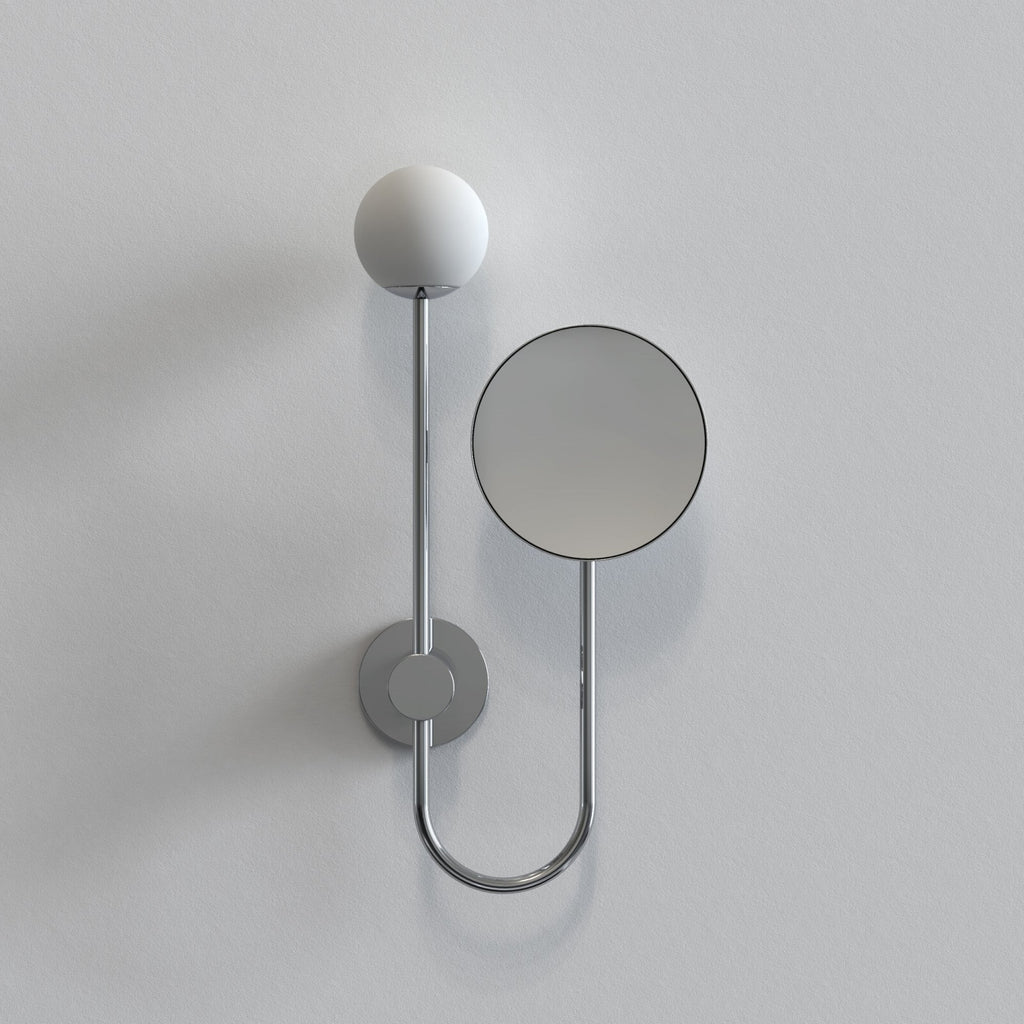 1424001 Orb Bathroom Magnifying Mirror Polished Chrome