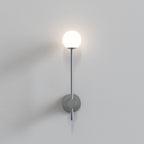 1424002 Orb Single Bathroom Wall Light Polished Chrome