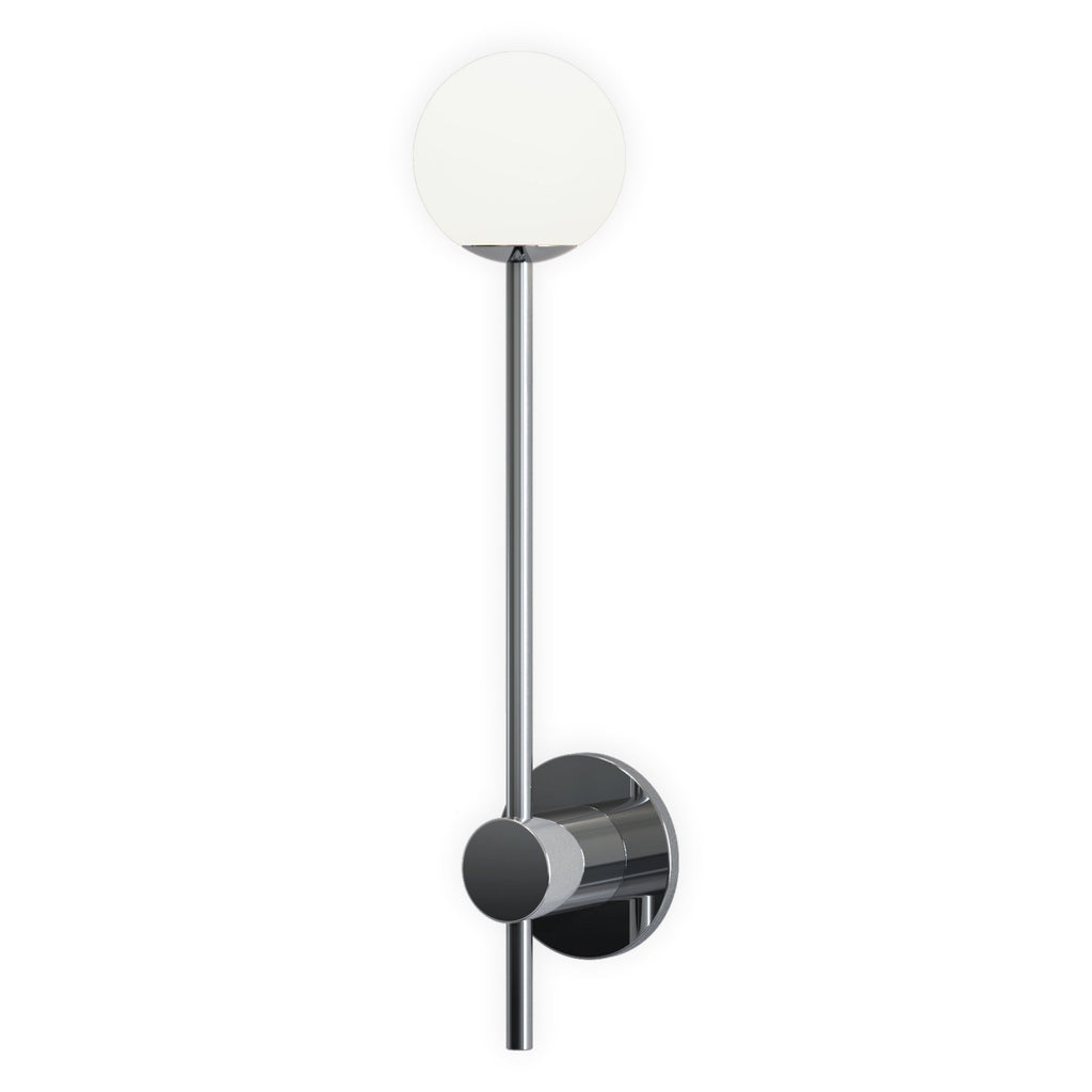 1424002 Orb Single Bathroom Wall Light Polished Chrome