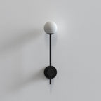1424004 Orb Single Bathroom Wall Light Matt Black