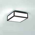 1121056 Mashiko 200 Square Bathroom Ceiling Light Bronze