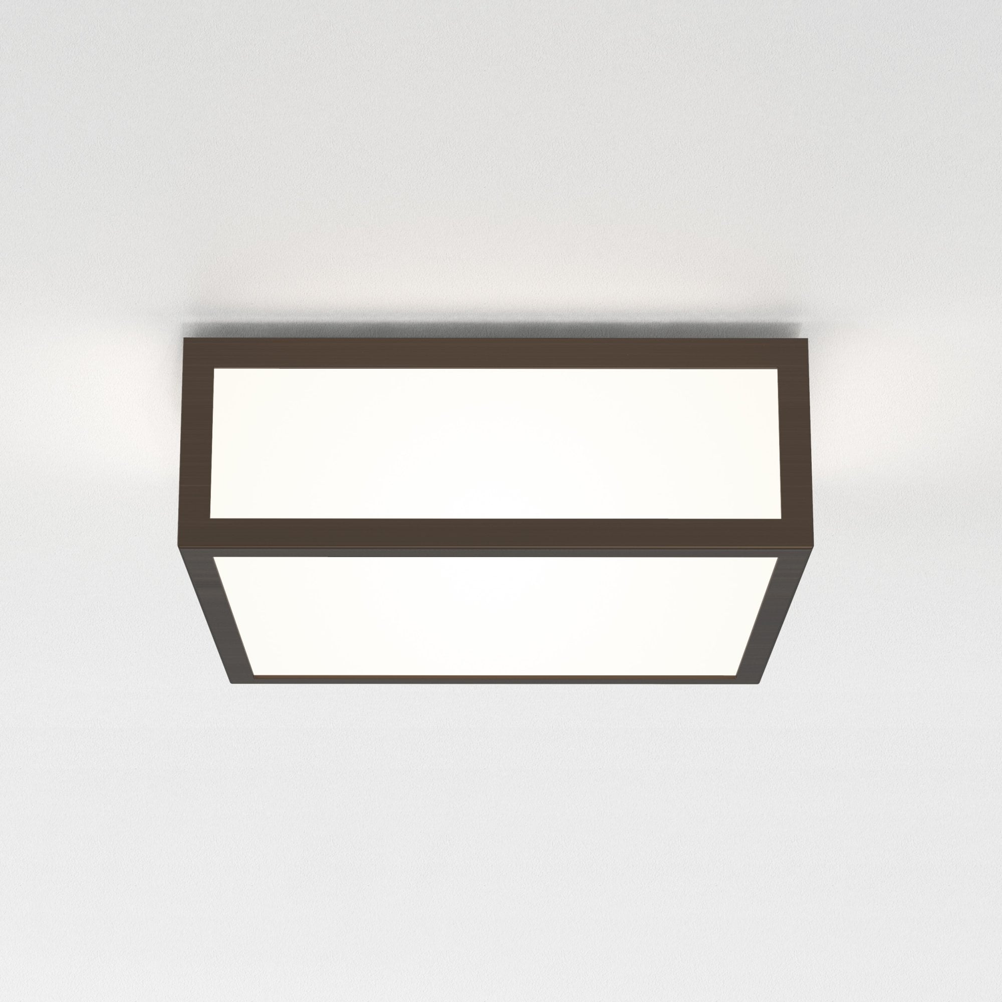 1121056 Mashiko 200 Square Bathroom Ceiling Light Bronze