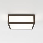 1121056 Mashiko 200 Square Bathroom Ceiling Light Bronze (S)