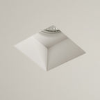 1253002 Blanco Square Fixed Downlight/Recessed Spot Light Plaster