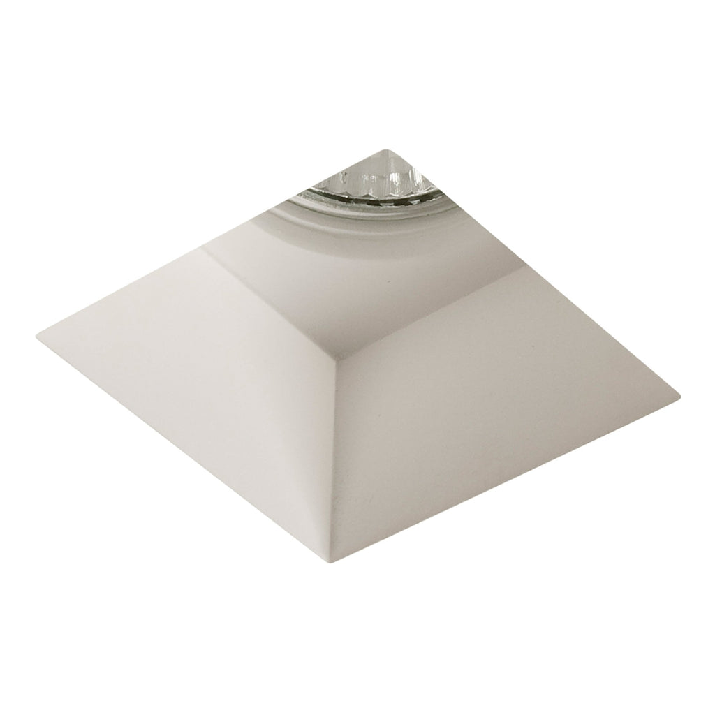 1253002 Blanco Square Fixed Downlight/Recessed Spot Light Plaster